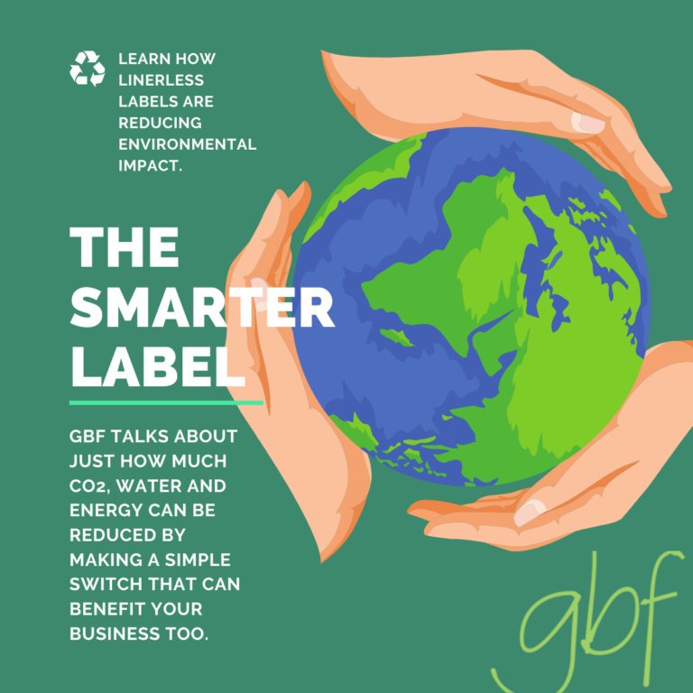 GBF Linerless labels helping reduce the impact on the environment
